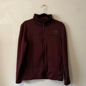 The North Face Burgundy Full-Zip Jacket